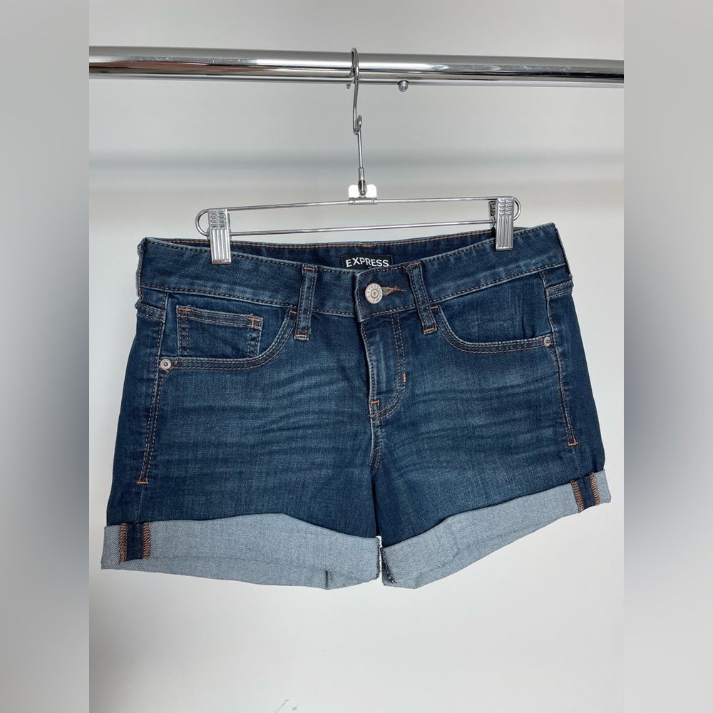 Express MIDI Cuffed Shorts